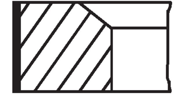 Zestaw pierścieni tłoka do Mercedesa, 001 RS 11127 0N0, MAHLE w ofercie sklepu e-autoparts.pl 
